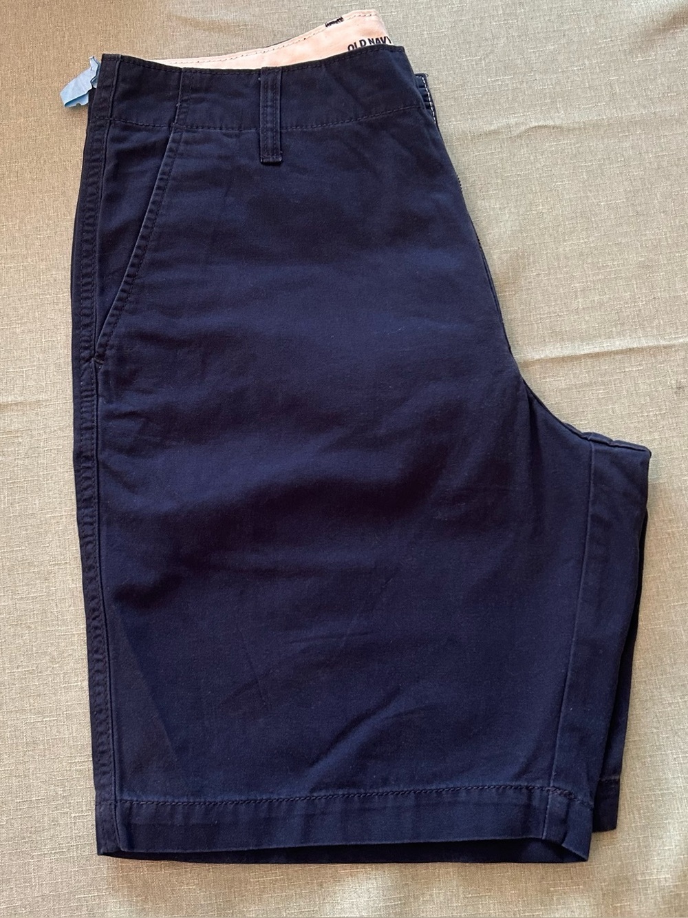 Old Navy Mens Navy Blue Casual Chino Shorts